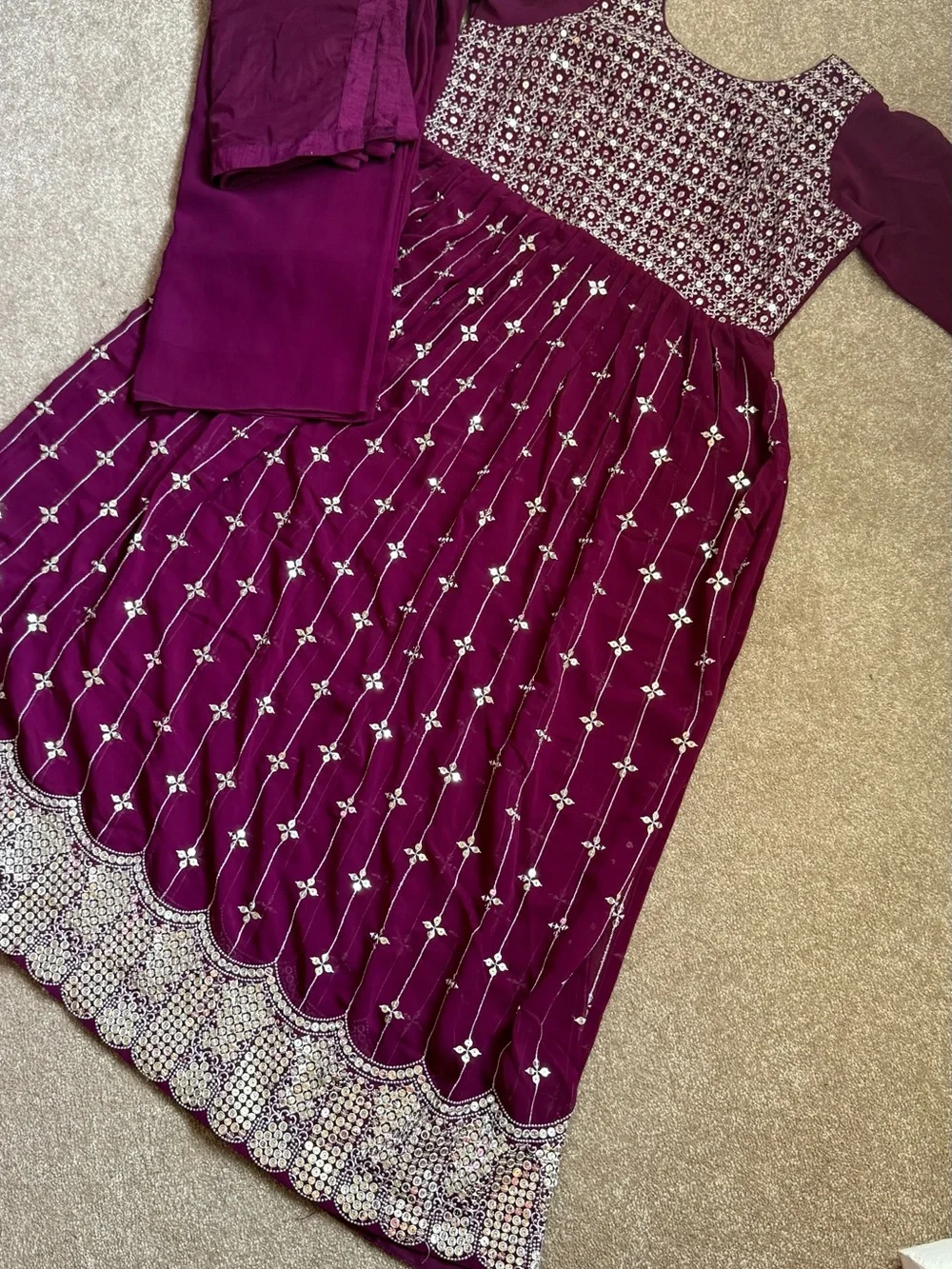 Nyra Plum dress